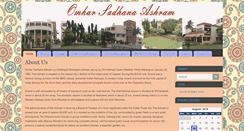 Desktop Screenshot of omkarsadhanaashram.org